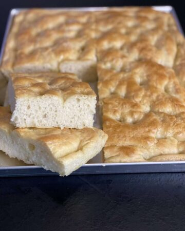 focaccia alta e morbida