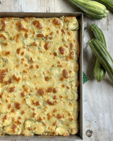 Schiacciata di zucchine