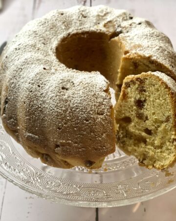 ciambella con uvetta