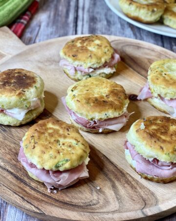 focaccine veloci con zucchine