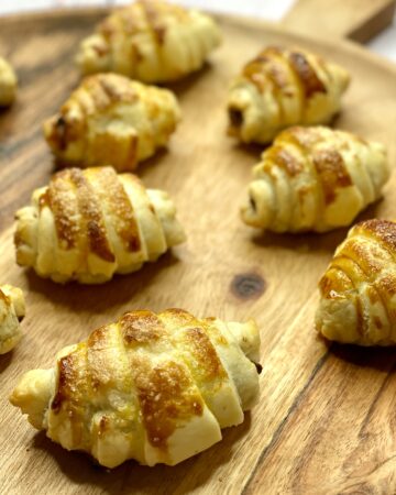 croissant di sfoglia veloci con nutella