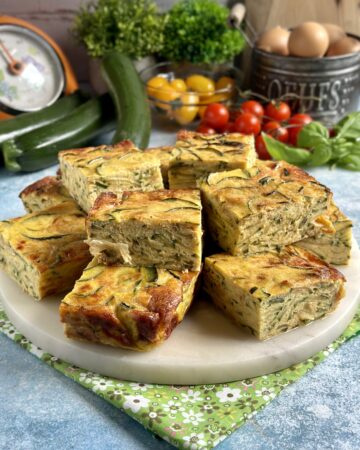 frittata al forno di zucchine