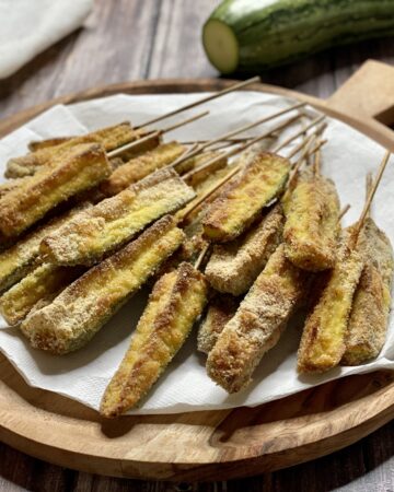 bastoncini di zucchine impanate al forno