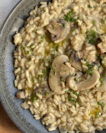 risotto ai funghi