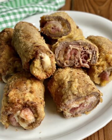 involtini di carne impanati