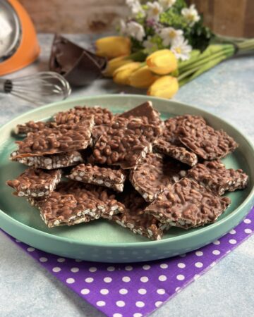 Barrette di cioccolato con riso soffiato