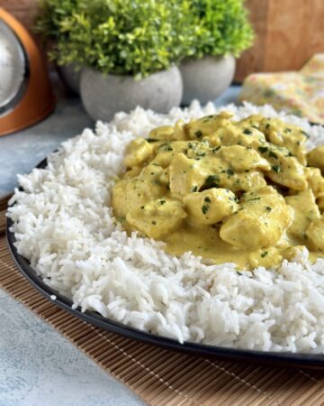 pollo al latte di cocco con curry