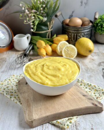 Crema pasticcera al limone