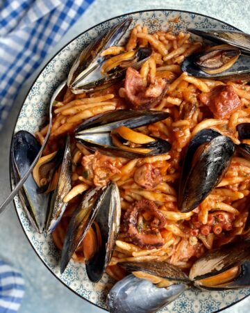 Pasta polpo e cozze