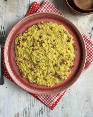 risotto alla birra con zafferano