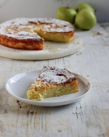 Torta di mele invisibile