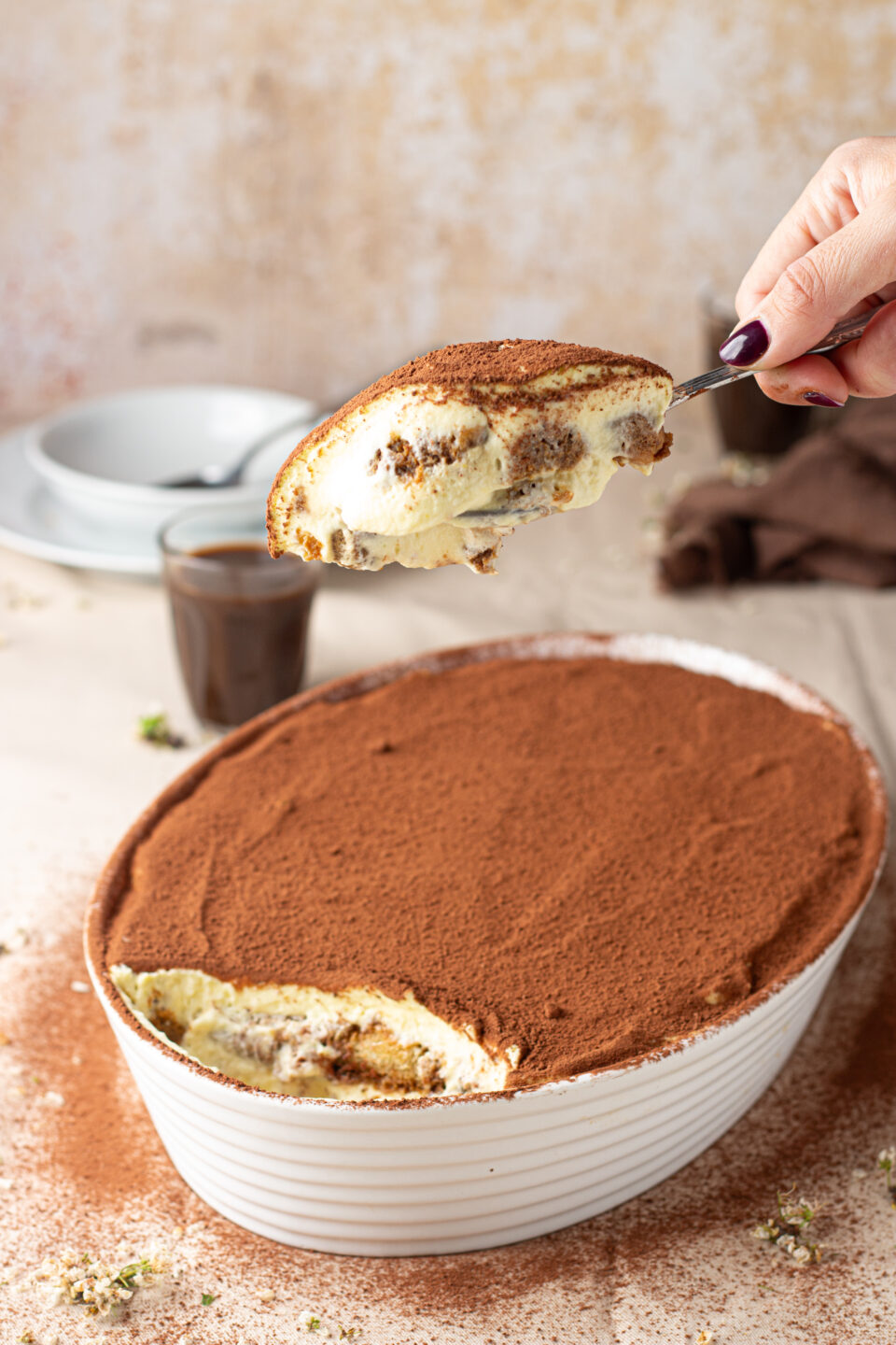 TIRAMISU CON UOVA PASTORIZZATE