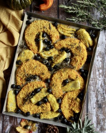 zucca e finocchi gratinati al forno