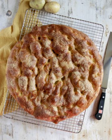 focaccia dolce con patate