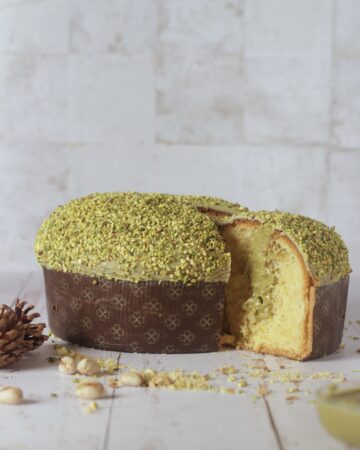 panettone veloce al pistacchio