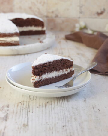 Torta paradiso al cacao