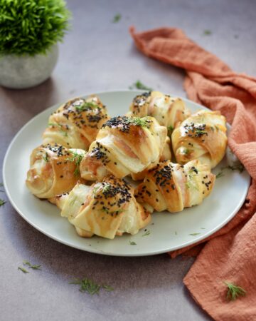 Croissant al salmone veloci