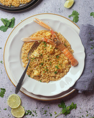 risotto agli scampi