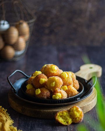 frittelle con crema