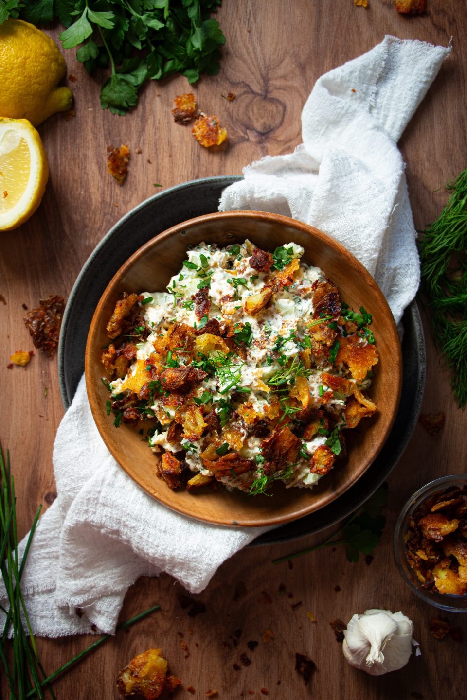 smashed potatoes salad