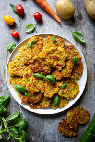 rösti di verdure in padella