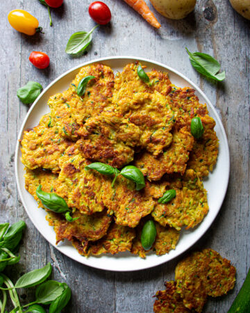 rösti di verdure in padella