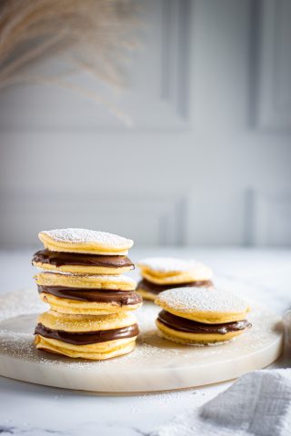 dorayaki con nutella