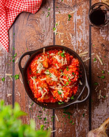 Polpette filanti in padella