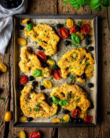 Cotoletta di Cavolfiore alla Mediterranea