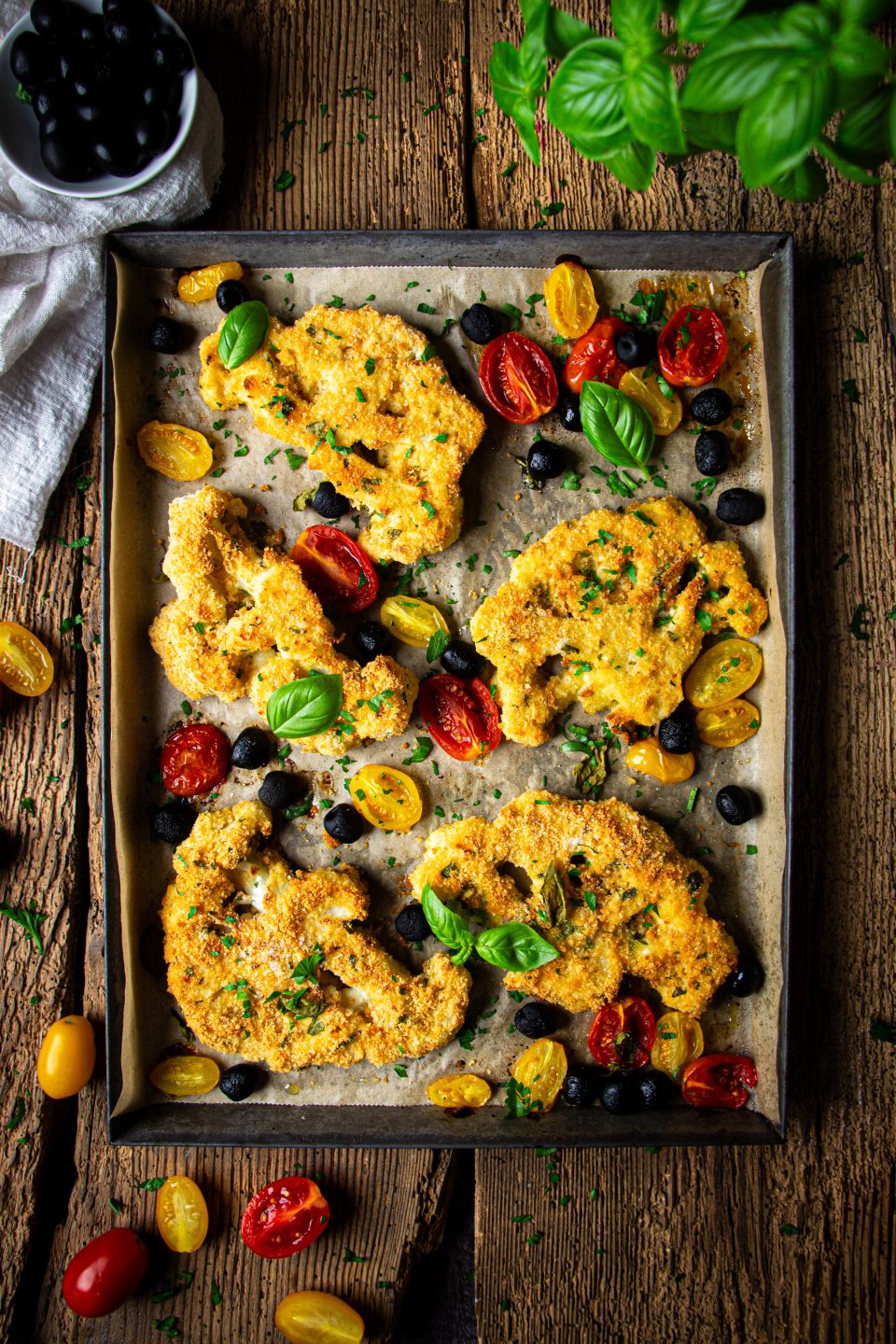 Cotoletta di Cavolfiore alla Mediterranea