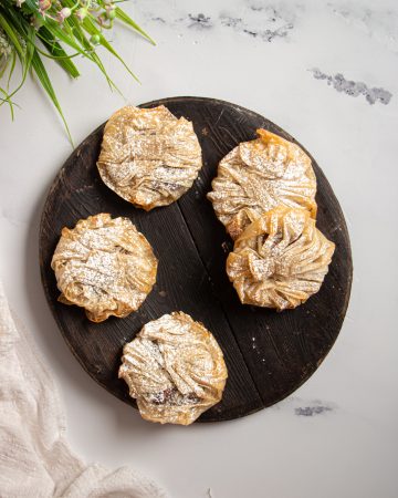 Fagottini veloci con pasta fillo