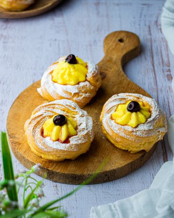 Zeppole di San Giuseppe al forno