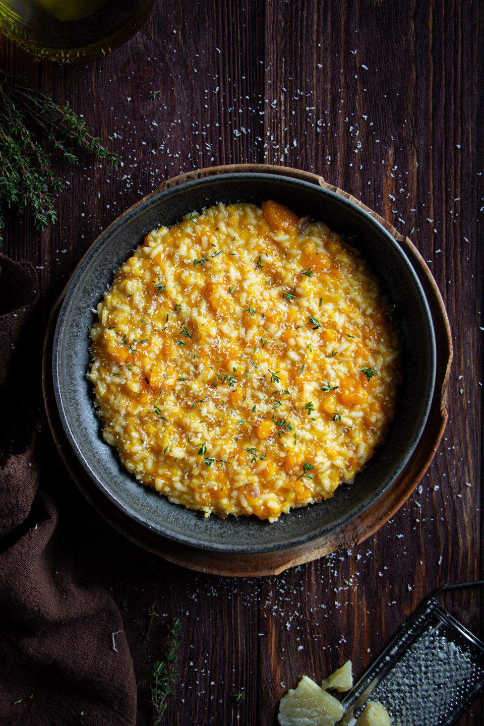 risotto con zucca