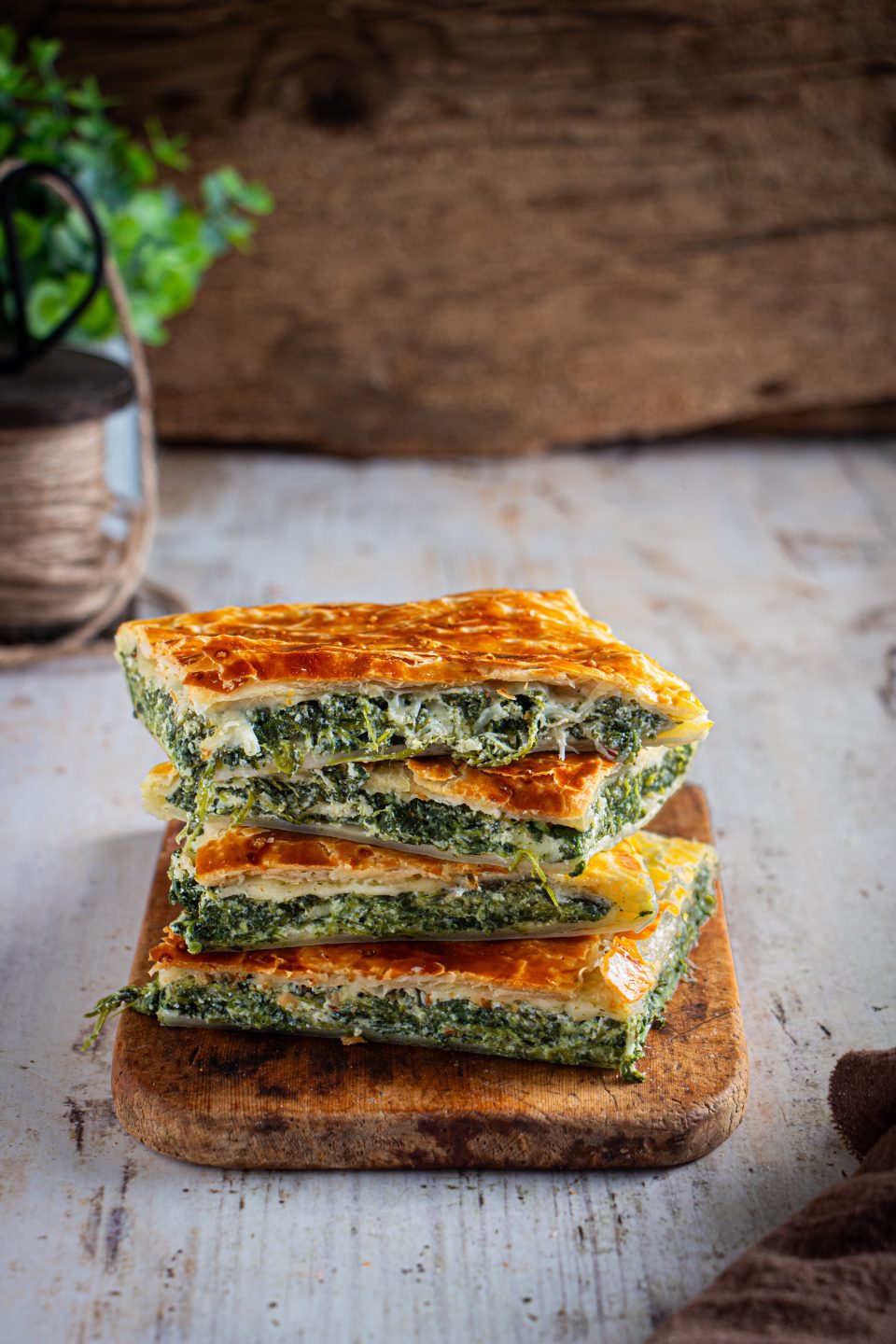 torta salata con ricotta e spinaci