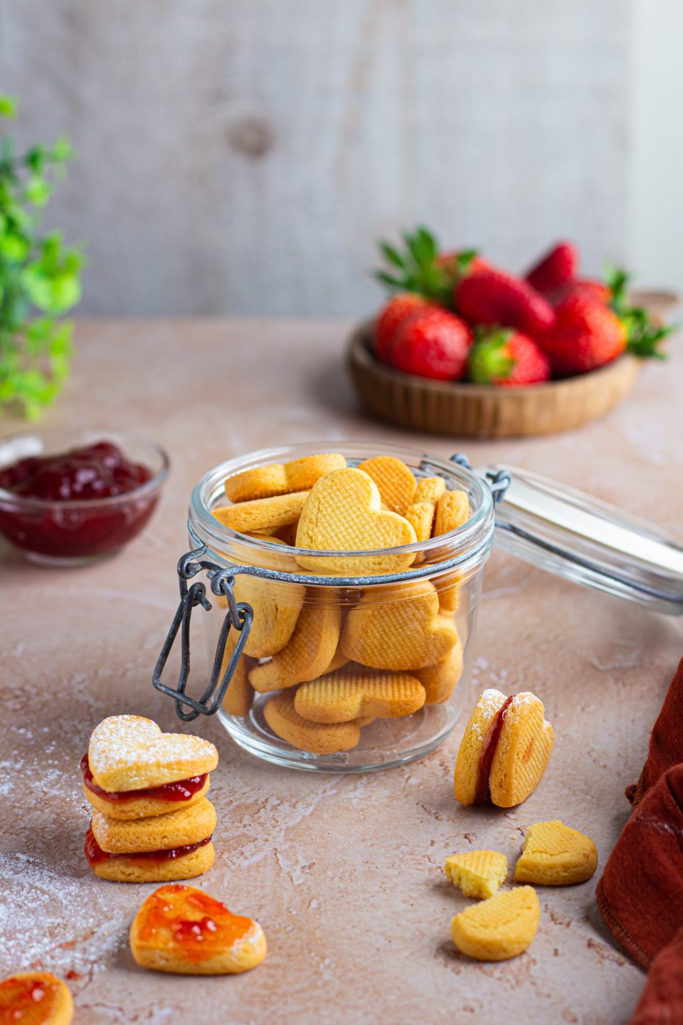 Biscotti di pasta frolla morbida.